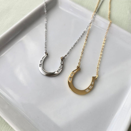 Customizable Horse Shoe Necklace