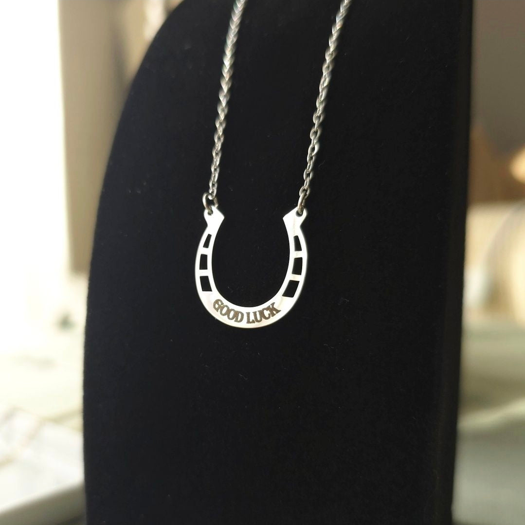 Customizable Horse Shoe Necklace