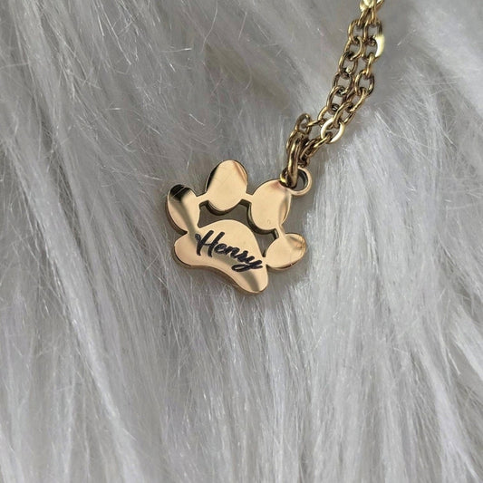 Small Pawprint Necklace