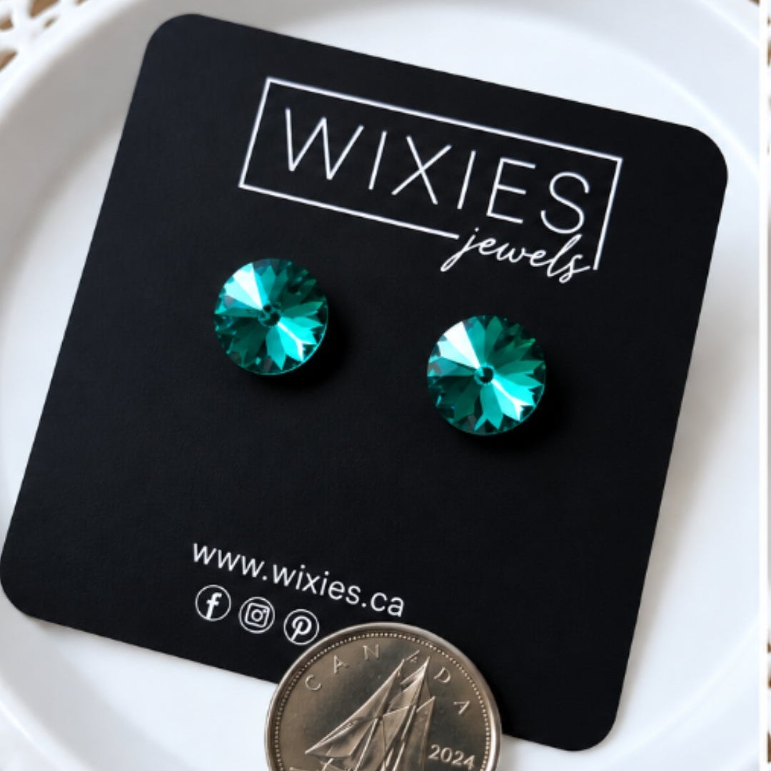 10mm Rivoli Studs (Choose Your Color)