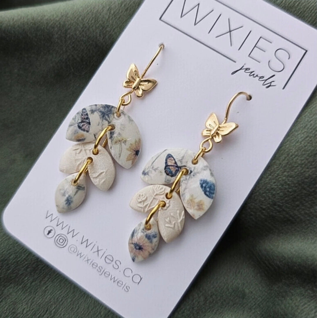 Vintage Butterfly Dangles