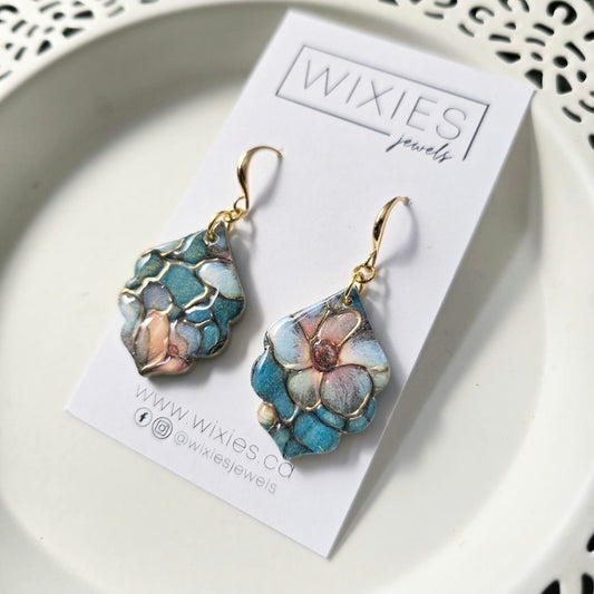 Faux Stained Glass Dangles 1