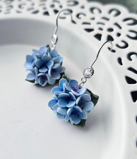 *PRE ORDER* Sculpted Hydrangea Dangles