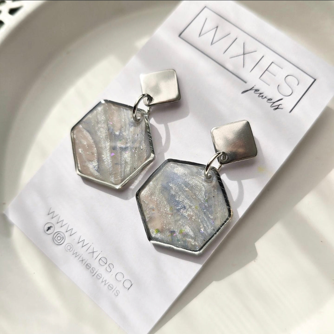 Hexagon Faux Celestite