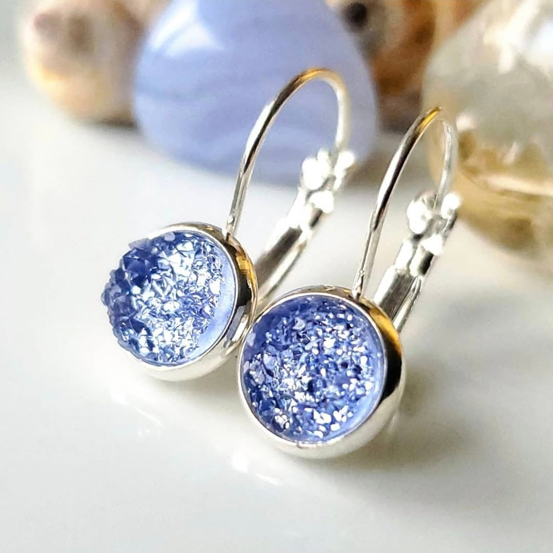 Classic Wixies Studs & Leverback (faux druzy)