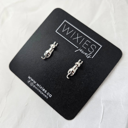 Naughty Kitty Studs