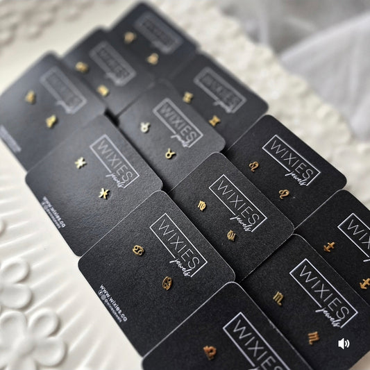 Small Zodiac Sign Studs