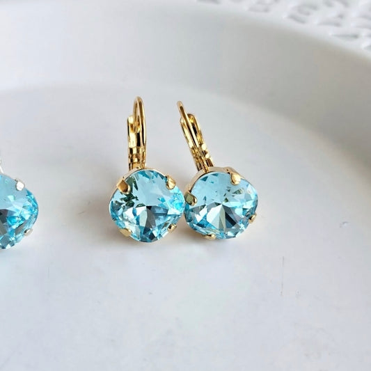 Tahiti Blue Cushion Lever Back