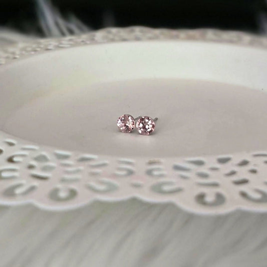 Rose Pink Studs (Stainless Steel)