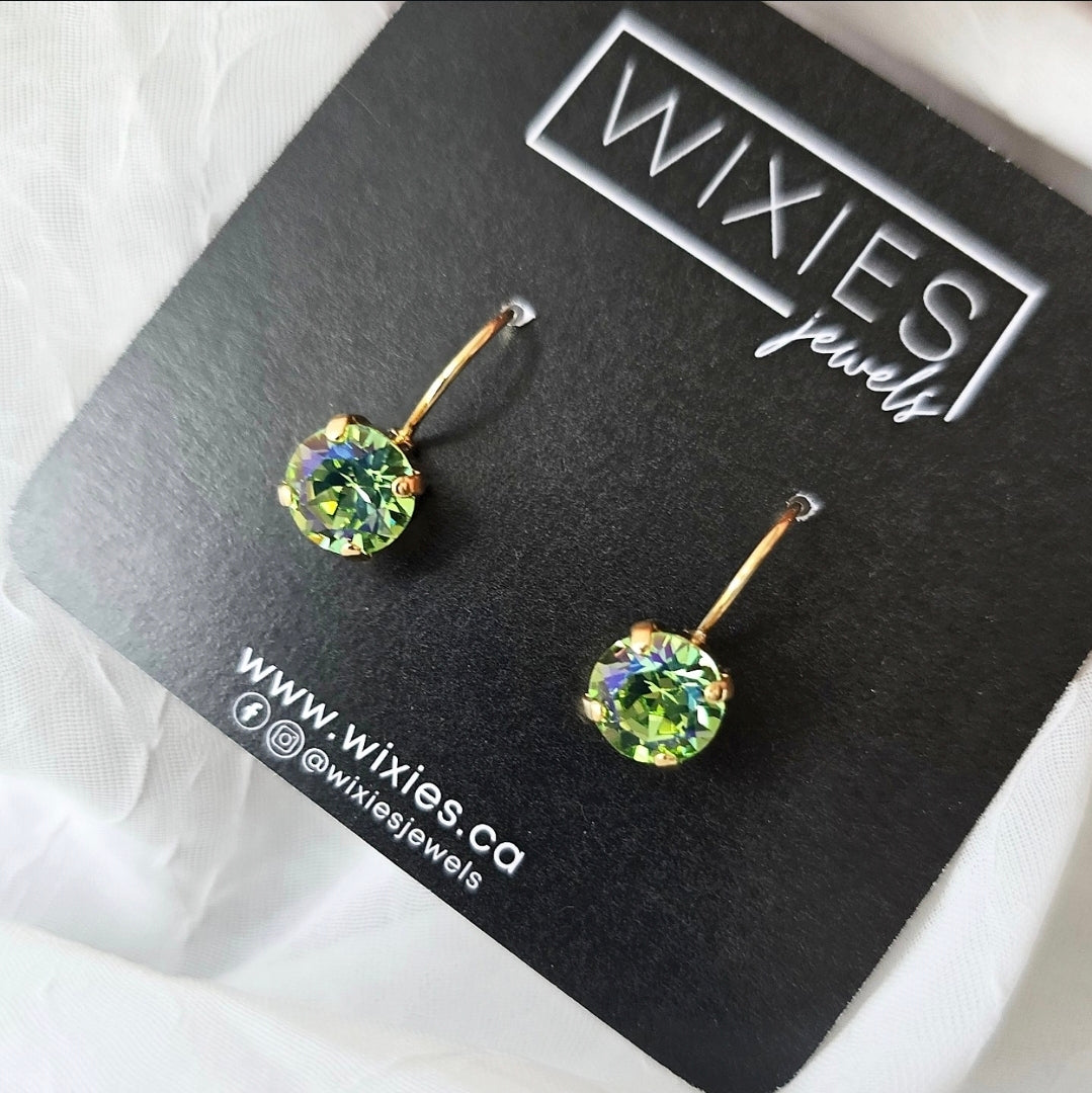 "Spearmint" 8mm Lever Backs